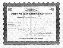 State of Michigan
                      Service Registration