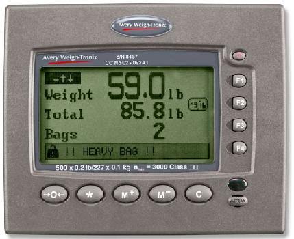 Avery Weigh-Tronix B1920 Operator
                                Panel