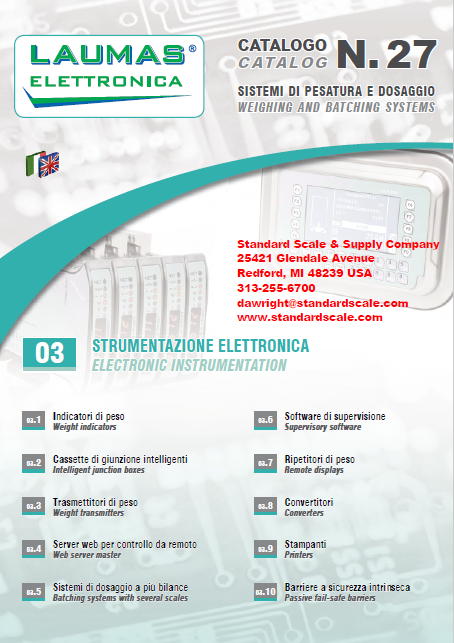 LAUMAS Elettronica Electronic
                            Instrumentation