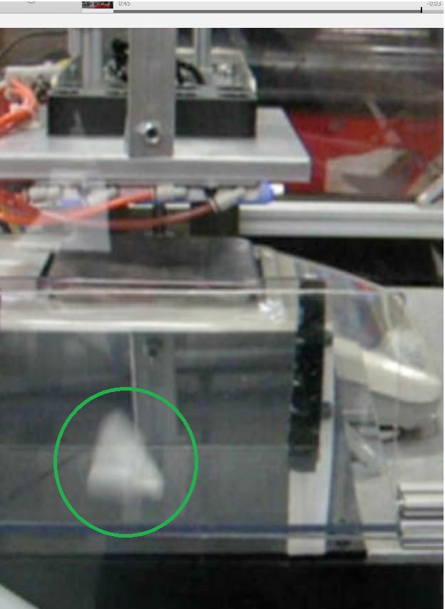 Part is blown off lab balance to
diverter Part
is blown off lab balance to diverter