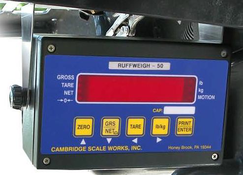 Cambridge Scale Works
                      Ruff-Weigh 50 Weight Indicator