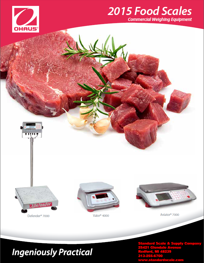 Ohaus Food World Catalog